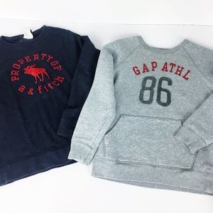 Bundle of 2 Boys Sweatshirts Sz 8